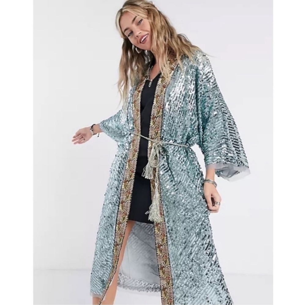 Free People Sequin Duster - Picture 4 of 11